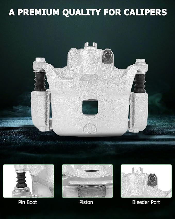 SCITOO 19B2690 19B2691 Disc Brake Calipers Assembly with Bracket Fit For INFINITI I35 2002-2004,For Nissan Altima 2002-2006,For Nissan Maxima 2002-2003