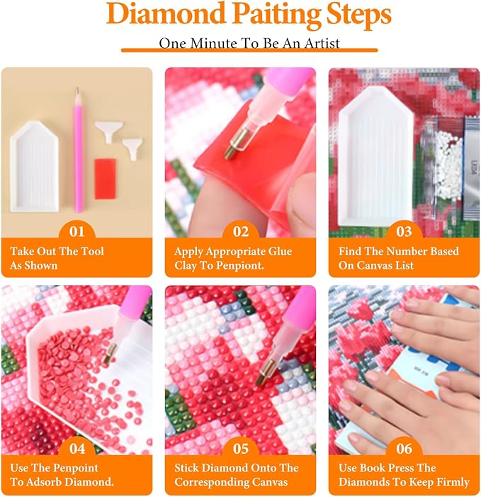Offito Highland Cow Diamond Art Kits - Image 8