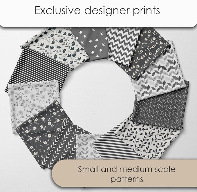 Cotton Satin Patchwork Fabric Panel – 35 Designs, 20×20 cm Squares, Single - Image 3
