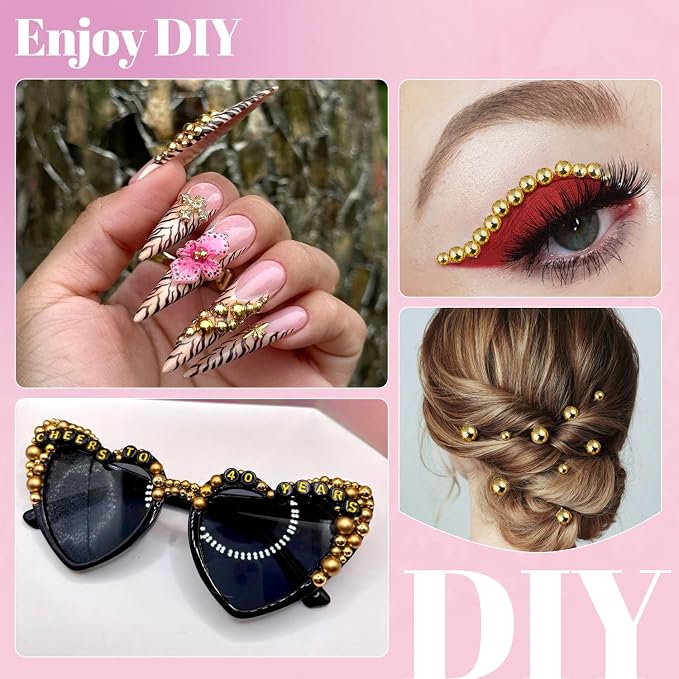 13000Pcs Flatback Pearls for Crafting, Bedazzling Bead for DIY Crafts Clothing - Image 7
