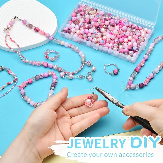 Rose Quartz Jewelry Making Kit - Image 4