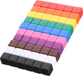 Gejoy 60 Pieces 16 mm Blank Dice Acrylic Dice Cubes Assorted Color DIY Cubes by Unknown
