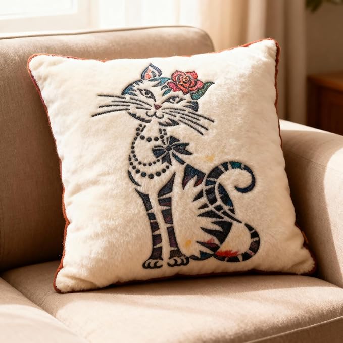 TIAMECH A4 Reusable Flower Cat Stencil - Image 6