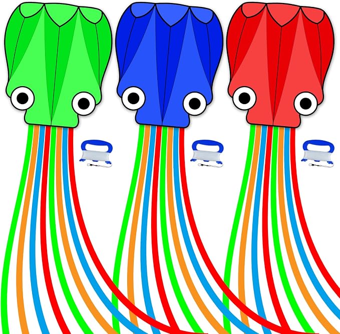 SGftre 3 Piece Set Octopus Kites by SGftre