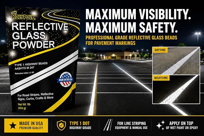 Reflective Glass Powder for Traffic Paint & Epoxy - Image 2