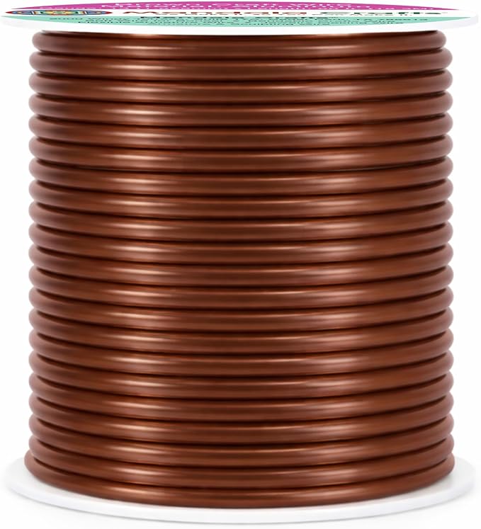 Mandala Crafts 13 Gauge Brown Anodized Aluminum Craft Wire, 60 FT | Colored - Image 2