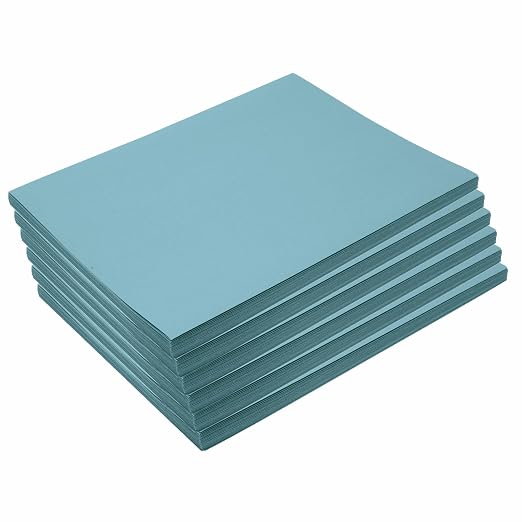 Colorations 9" x 12" Mediumweight Sky Blue Construction Paper by Colorations