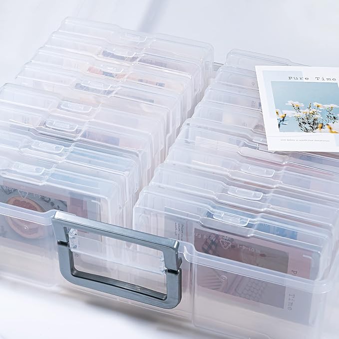 novelinks Photo Storage Box and 16 Inner 4" x 6" Photo Storage Containers | - Image 6