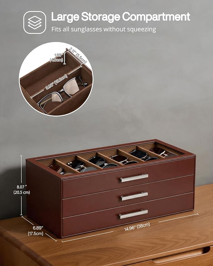 ProCase Sunglasses Organizer Box - Image 2