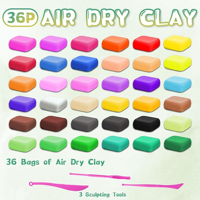 Air Dry Clay - 36 Colors Modeling Clay - Image 2