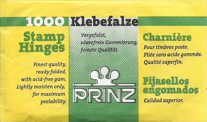 Prefolded Stamp Hinges Pack of 1000 by Prinz by Unknown