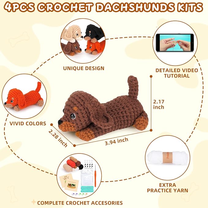 Crochet Kit for Beginners Adults - Image 2