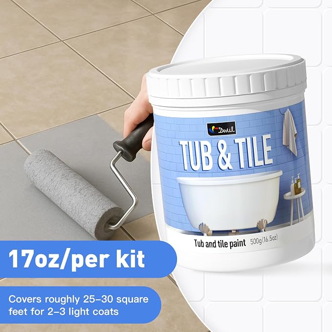 DWIL Tile Paint, Tub and Tile Refinishing Kit - Image 8