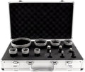 SHDIATOOL Diamond Drill Core Bits Set for Porcelain Hole Saw Cutter for Tile Marble Ceramic Granite Bricks Used for Angle Grinder Hand Drill Kit 5/8 inch-11 13pieces