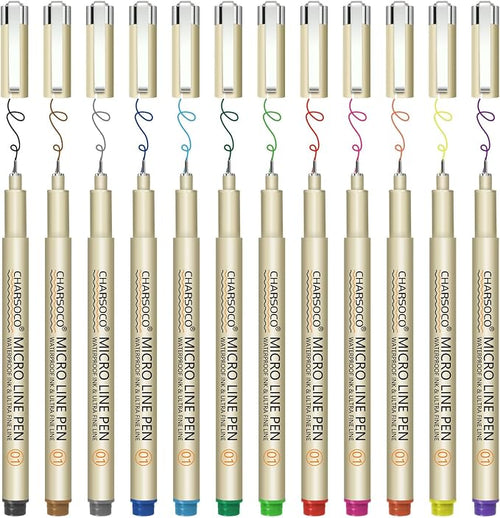 01 Micro Pen, Fine Point Pen by CHARSOCO