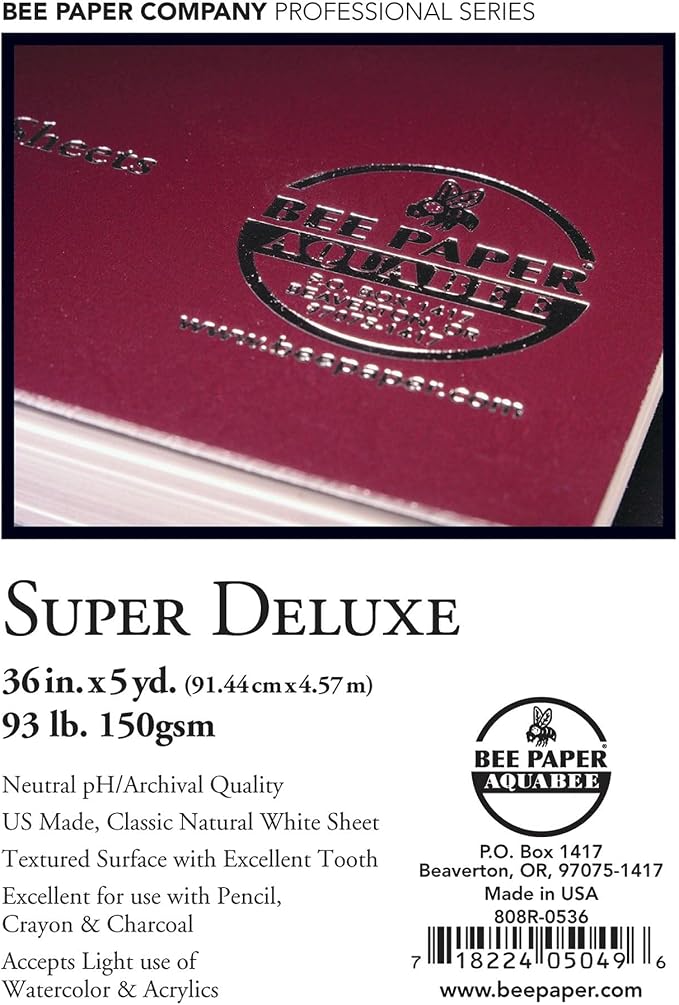 Bee Paper Company 808R-0536 Bee Paper Super Deluxe Sketch Roll, 36-Inch by - Image 2