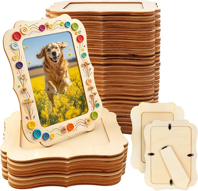 VOKOY 40 Pack Wooden Picture Frames by VOKOY