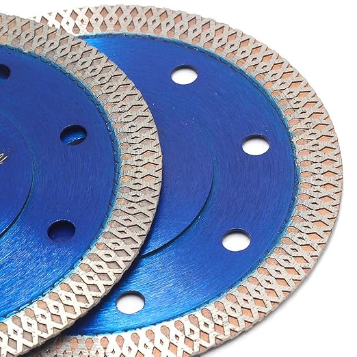 6 Inch with Arbor 7/8" Super Thin Diamond Tile Blade Porcelain Saw Blade for Cutting Porcelain Tile Granite Marbles (6")