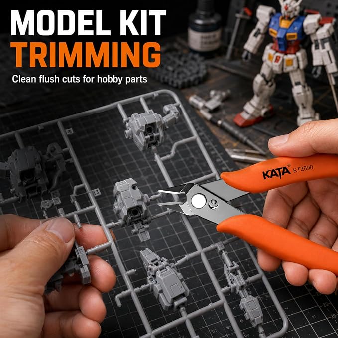KATA Mini Flush Cutters, 5-Inch Wire Cutters Plier - Image 9