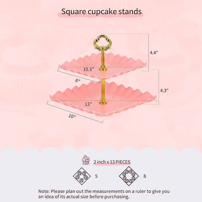 Pack of 11 NWK Cake Stand Set, - Image 4