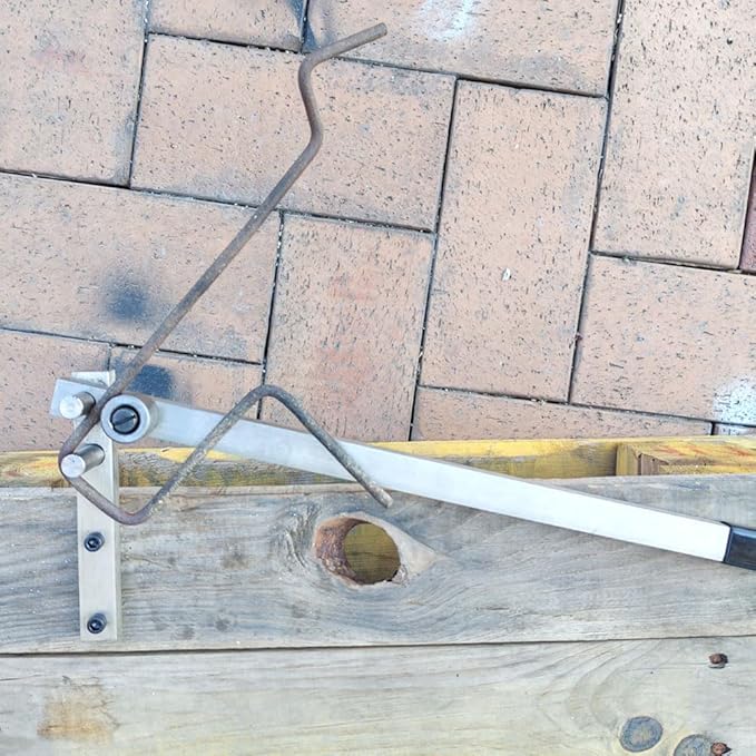 Manual Bending Bender;Rod Forming Tool.Steel Construction Bend Mild Stainless Steel Rod.Mini Tubing Bender Hand Rebar Bender Desktop Workbench Bending Tool