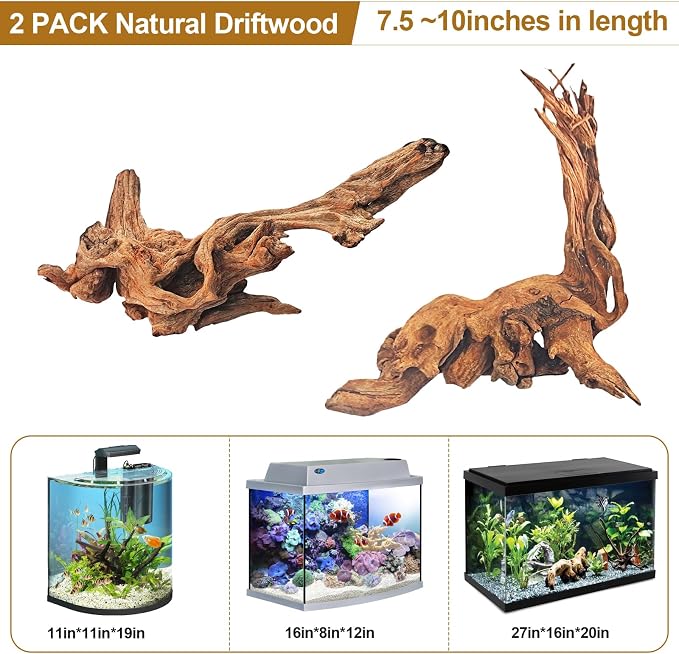 Natural Driftwood Decor for Aquarium Decorations Reptile Tank Accessories - Image 5
