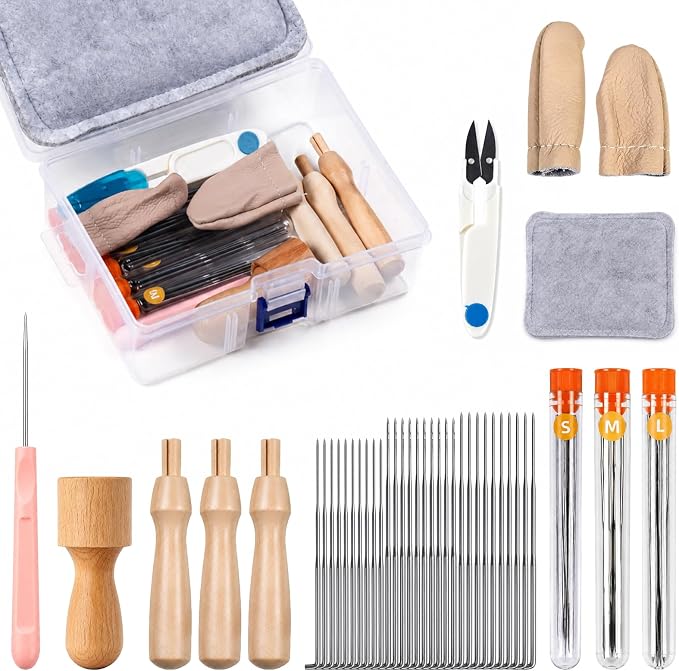 LUDOTEK 75-Piece Complete Needle Felting Tool Set - Image 8