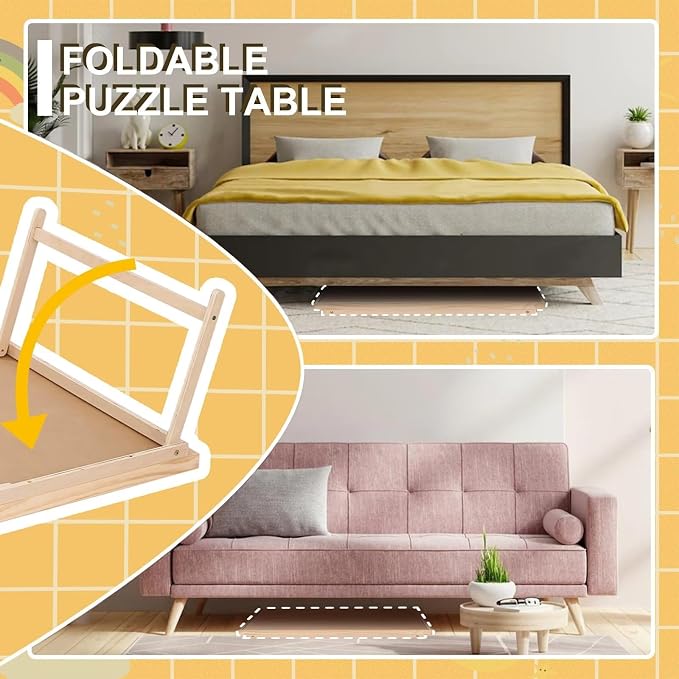 Puzzle Board 2000 Pieces, 41.3"x 27.9" Jigsaw Puzzle Table - Image 4
