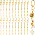 20pcs Gold Keychain Making Kit, Key Ring Swivel Snap Hook Chains, Extender by Unknown