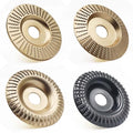 4PCS Wood Carving Disc Set for 4" or 4 1/2" Angle Grinder by WHLLING