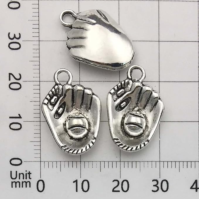 Youdiyla 60pcs Baseball Theme Charms Collection - Image 3