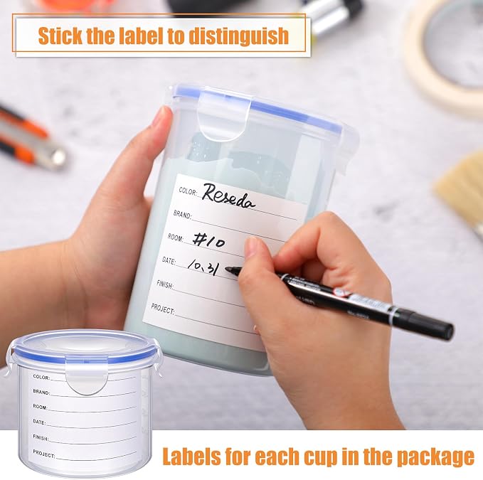 Remerry 8 Sets Paint Container - Image 4