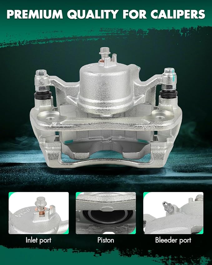 SCITOO 19B2663 19B2662 Front Left & Right Disc Brake Calipers Assembly w/Bracket For Honda For CR-V 2002-2004,For Honda For Element 2003-2011