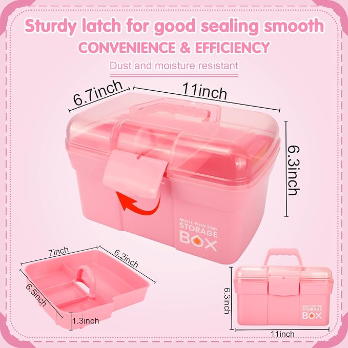 TERGOO 11in Mutipurpose Storage Box Organizer - Image 2
