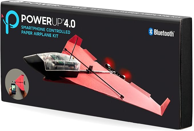 POWERUP 4.0 The Next-Generation Smartphone Controlled Paper Airplane Kit - Image 8