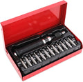 1/4" Manual Hand Impact Driver Set Extractor-14 PCS Impact Screwdriver S2 Steel Much More Durable Disengage Rusted Fasteners or Frozen Bolts Manual Reversible Impact Driver Set