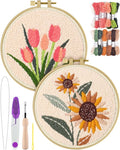 ERKOON Punch Needle Kit Adults Beginners, Needling Punching Project by ERKOON