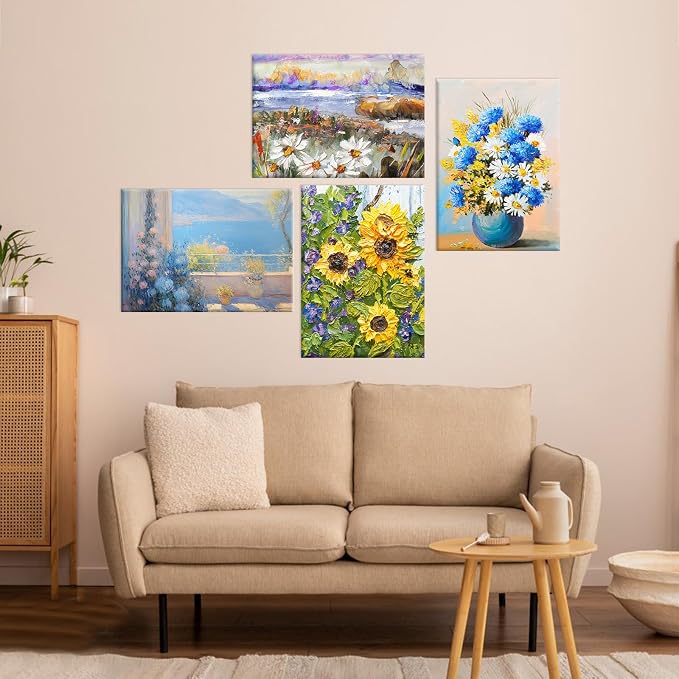 ESRICH Stretched Canvas for Painting, 2 Pack 8x10 Canvas Value Pack, Primed - Image 7