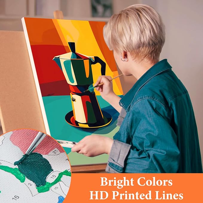 Fountor 6 Pack Paint by Numbers Kit - Image 5