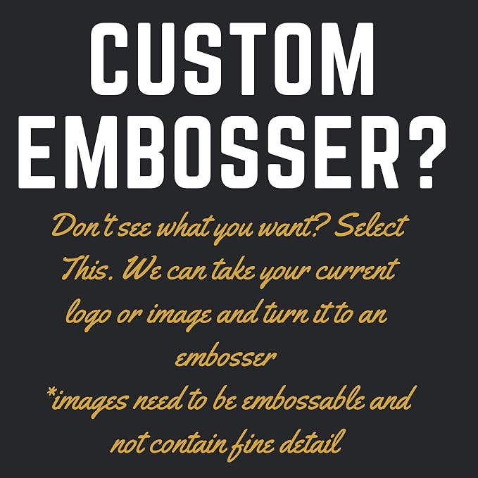 Custom Logo Embosser Seal Stamp Your Own Design Personalized 1 x 5/8" - Image 6