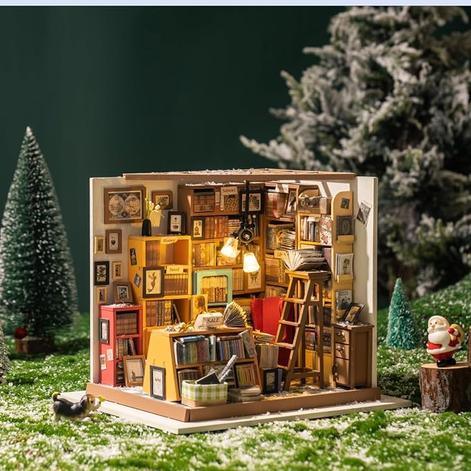 Rolife DIY Miniature House Kit Sam's Study, Tiny House Kit - Image 3