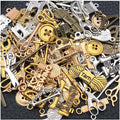 WOCRAFT 100pcs Sewings Charms for Jewelry Making Assorted Jewelry Bangle by WOCRAFT