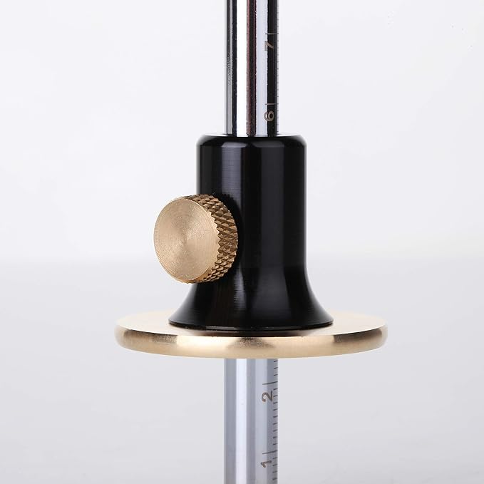 Mr. Pen Wheel Marking Gauge, 2 Extra Blades, Laser Engraved Graduations, Solid Brass Face, Adjustable