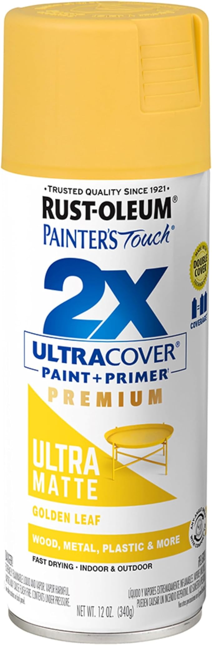 Rust-Oleum Painter's Touch 2X Ultra Cover Spray Paint, Fast Dry, Sprays from by Rust-Oleum