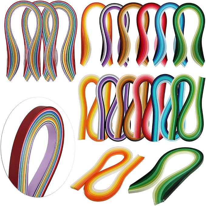 MDLUU Paper Quilling Kit with 1860 Strips and Quilling Tools and Storage Box - Image 3