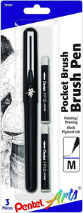 Pentel Arts Pocket Brush Pen by PentelofAmerica