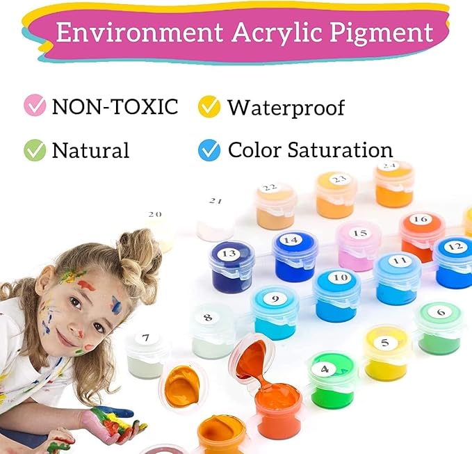 MBNTJHT DIY Cute Cow Paint by Numbers Kit - Image 6