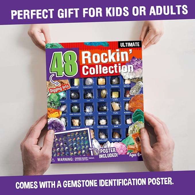 Rock Collection for Kids, Educational Gemstone Collection for Geology Learning - Image 6