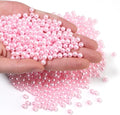 1000pcs Pink 6mm Pearl Beads by chuyau