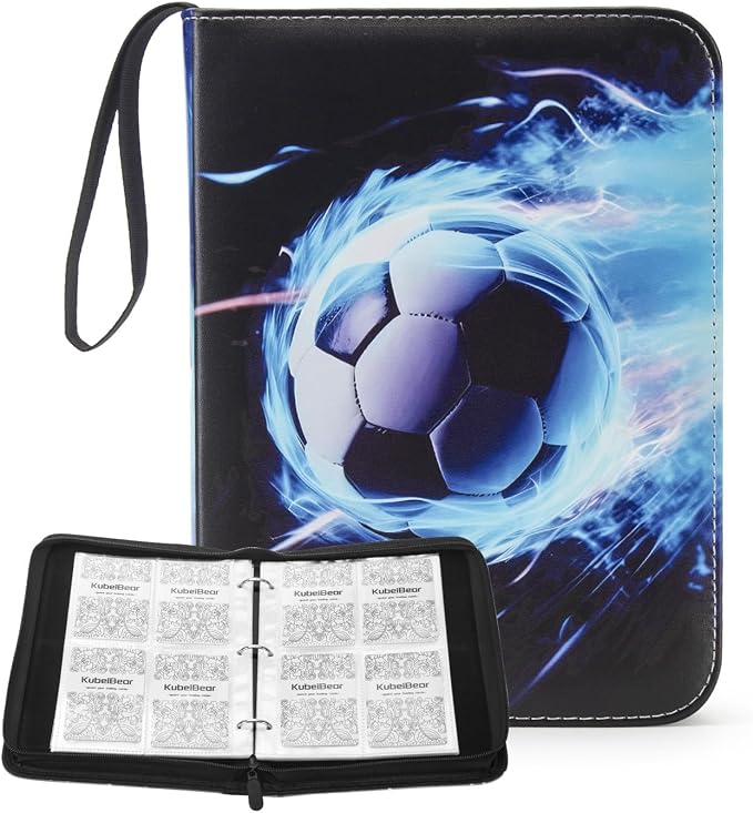 Card Binder – 400 Capacity, Zippered Trading Card Holder by Unknown